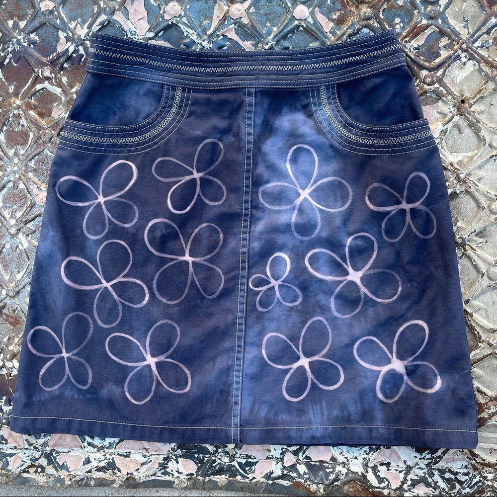 Retro custom flower skirt